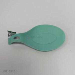 Promotional eco-friendly heat resistant silicone spoon pad spoon insulation mat