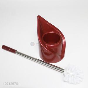 Fashion Design Plastic Toilet Brush With Elegant Holder