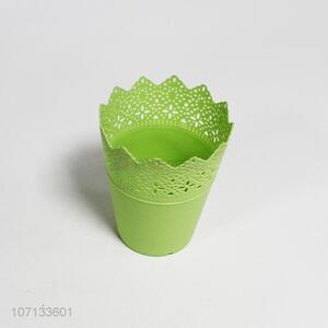 Good sale mini pierced plastic storage basket pen holder for office