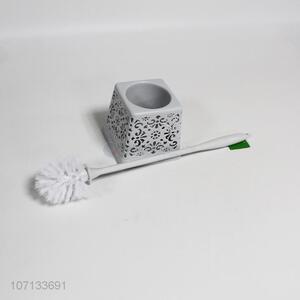 Hot sale bathroom plastic toilet brush and holder cleaning brushes