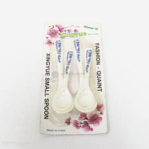 Competitive Price 4PC Plastic Food Grade Small Spoons