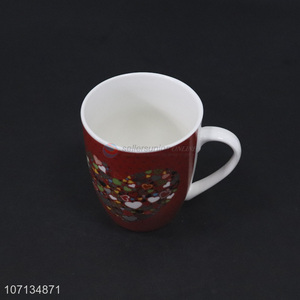 Hot Selling Heart Design Fashion Ceramic Cup With Handle