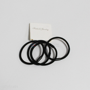 Wholesale 4 Pieces Black Hair Ring Fashion Hair Band