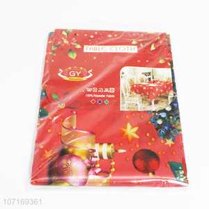 High Sales New Year Table Cloth Rectangular Christmas Table Cloth