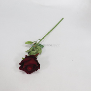 Hot sale delicate artificial flower fake rose for home decoration