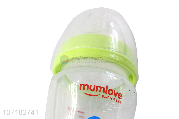 New Product Cute Cartoon Baby Bottle 240Ml Baby Feeding Bottle