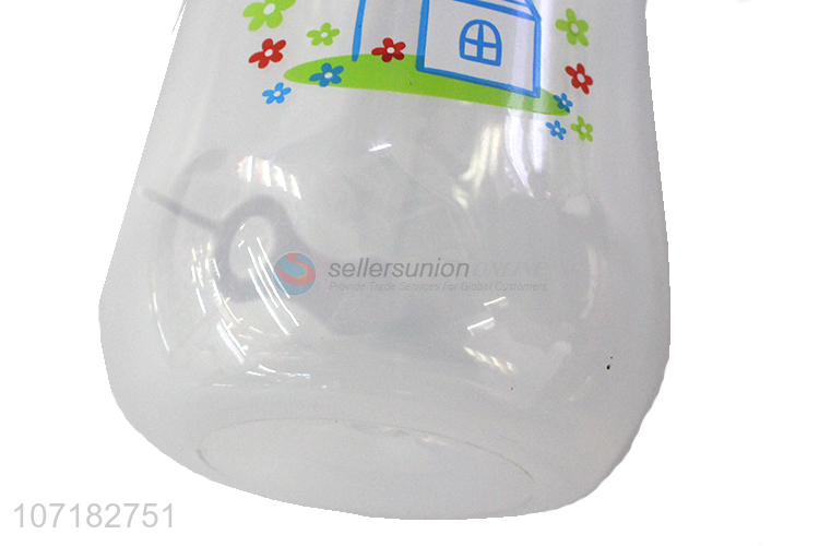 Cheap Premium 300Ml Transparent Baby Feeding Bottles With Handle