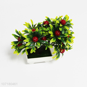 Fashion Design Artificial Fruit Potted Simulation Plant