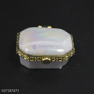 New selling promotion gifts ceramics Jewelry box trinket boxes