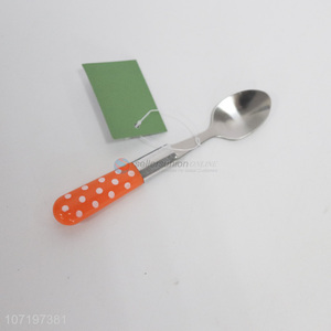 Fashion design stainless steel coffee spoon metal tea spoon wholesale