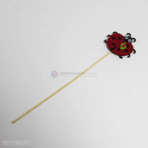 Unique Deisgn Outdoor Decoration Ladybug Ornament Garden Sticks