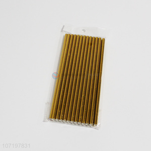 Custom 24 Pieces Disposable Drinking Straw Paper Straw