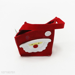 Unique design cute products handmade Felt Christmas santa basket