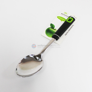 Unique Design Comfortable Handle Stainless Steel Meal Spoon