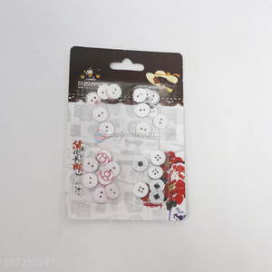 Fashion Design 48 Pieces Plastic Round Button