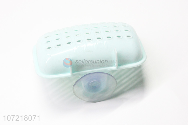 Superior quality delicate plastic soap dish soap box with suction cup