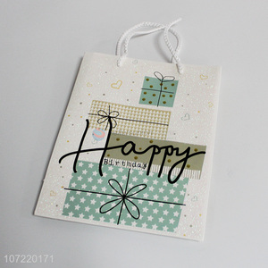 Hot Selling Happy Birthday Paper Gift Bag Gift Wrapping Bag