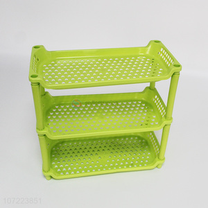 Cheap and good quality 3 tier plastic bathroom shelves