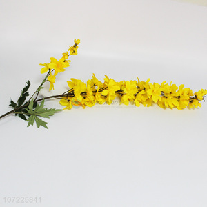 Wholesale new products yellow artificial flowers for home decoration