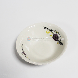 Low price round decal ceramic bowl household ceramic bowls