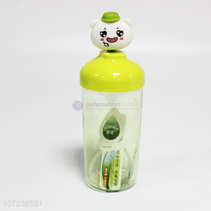 New product cartoon design plastic drinkware water cup for children