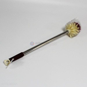 Promotional long handle plastic toilet brush bathroom toilet scrub