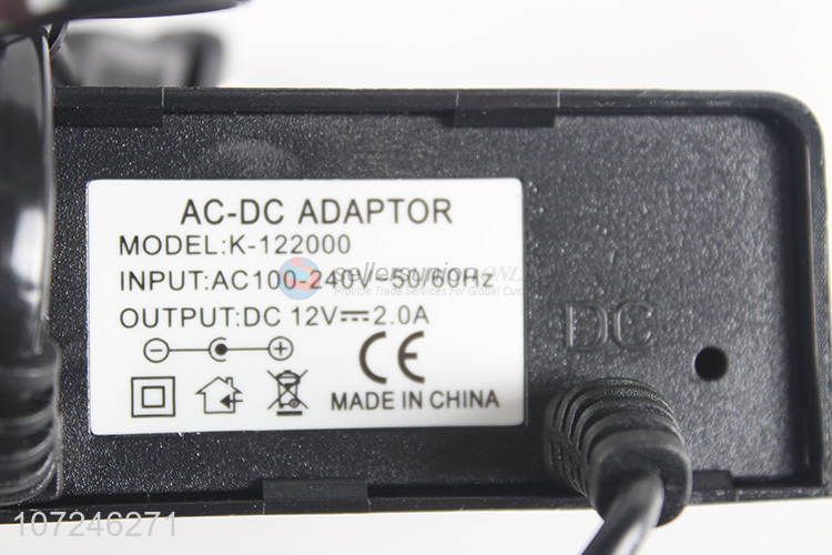 Custom logo 12V/2A AC/DC adaptor charger with good quality