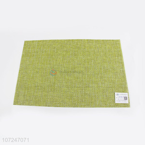 New products rectangle woven dinner table mat pvc placemat