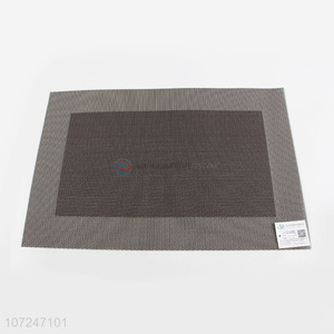 Excellent quality rectangle pvc placemat waterproof dinner mat