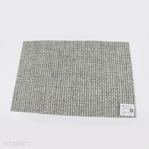 Latest style popular rectangle woven pvc placemat table mat