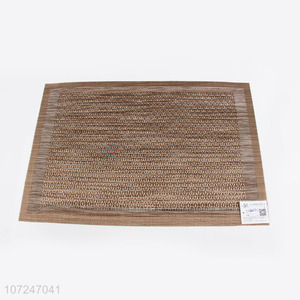 Hot selling fashion jacquard pvc placemat pvc dinner mat