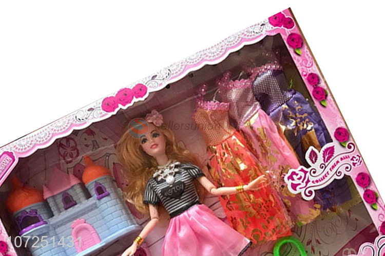 Hot Selling Dress Up Doll Toy For Girls