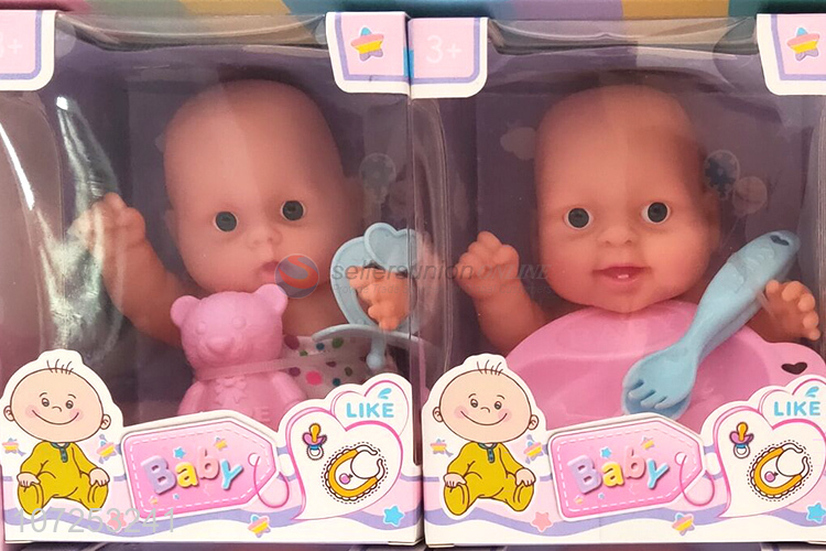 Lowest Price Kids Play House Toy Vinyl Cute Baby Doll Toy Set