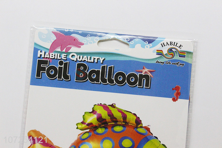 China OEM decorative tropical fish helium balloon foil balloons party supplies