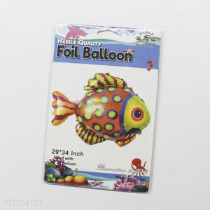 China OEM decorative tropical fish helium balloon foil balloons party supplies