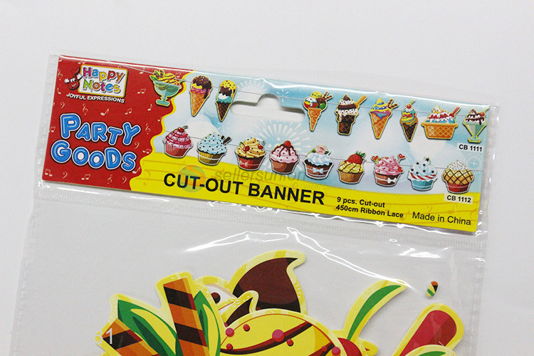 Best selling birthday banner set birthday party hanging decoration