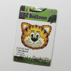 Premium products decorative tiger helium balloon animal foil balloons