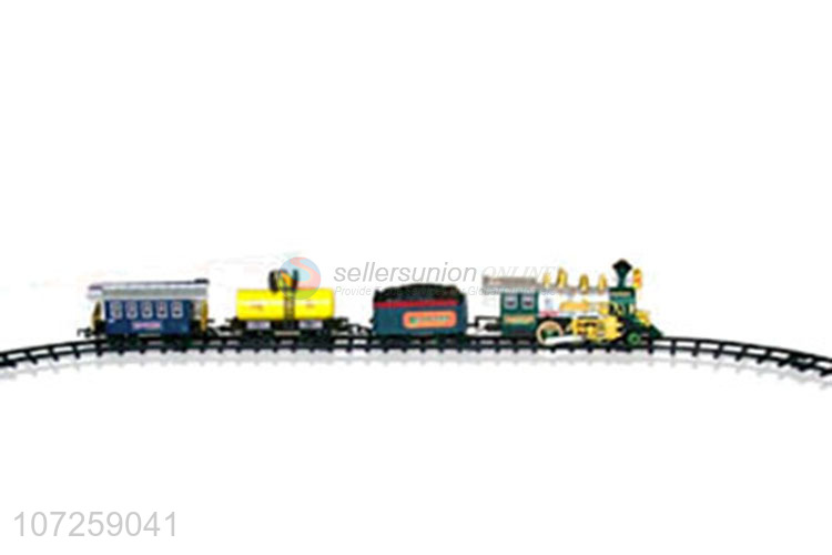 China supplier children electric battery operated rail train track toys