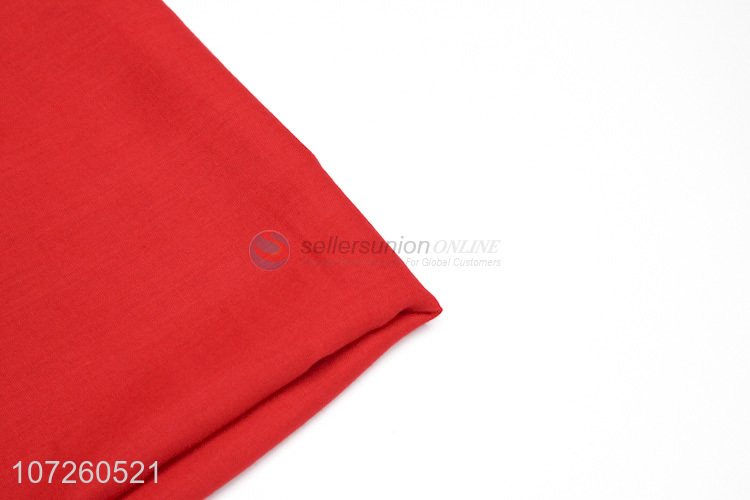 Hot Selling Ladies Red Thin Scarf Shawl Scarf