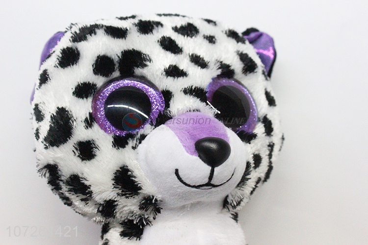 Excellent quality comfortable leopard plush stuffed toy for kids