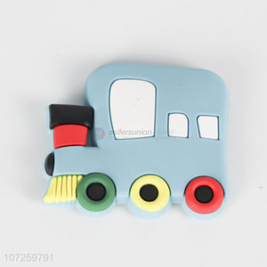 Suitable price train engine shape pvc fridge magnet