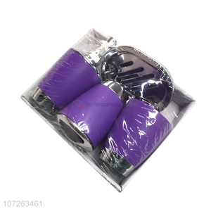 Suitable Price 4Pcs Bathroom Supplies Plastic Packaging Bottle Set