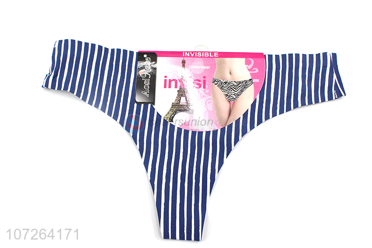 Custom Girls Low Rise Underwear Women Thong Panties