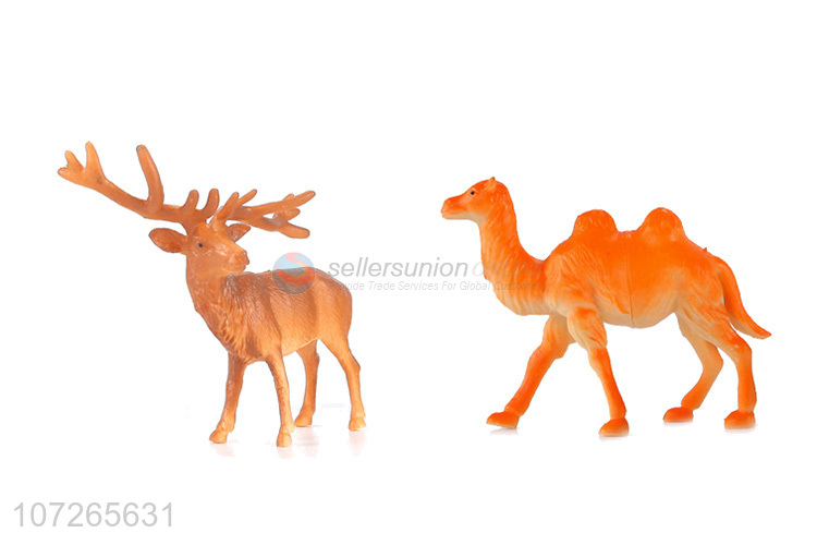 Cheap Price Plastic Animals Models Set Kids  Simulation Animals Toy