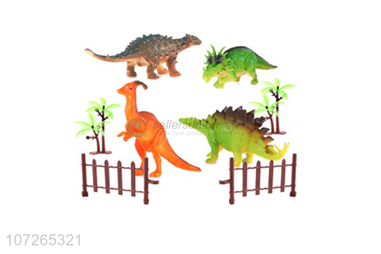 Factory Sell Simulation Toy Plastic Dinosaur Toy Set For Kids Gift