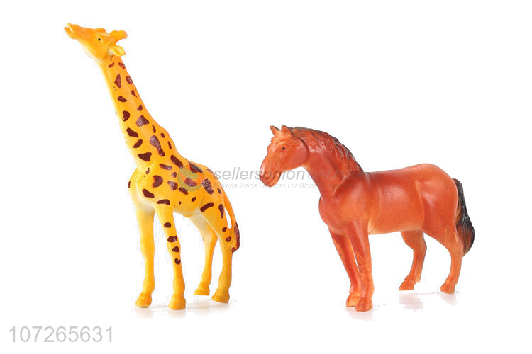 Cheap Price Plastic Animals Models Set Kids  Simulation Animals Toy