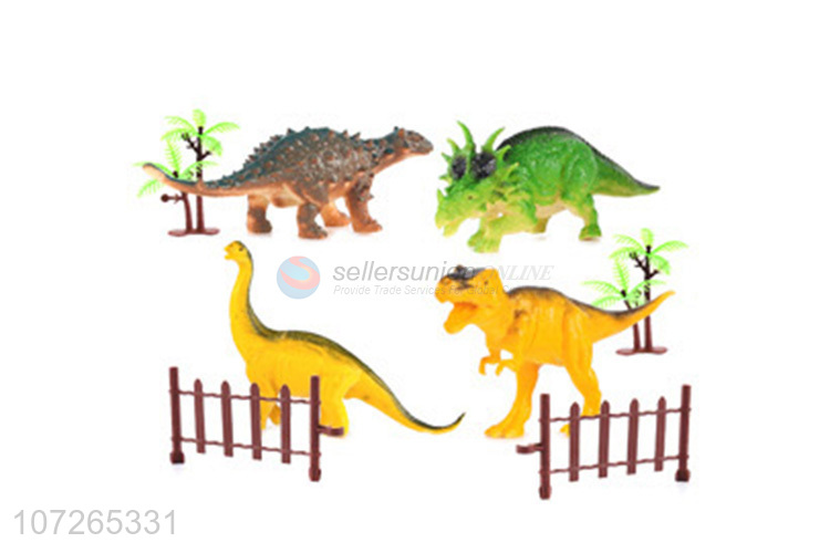 Promotional Kids Educational Toy Dinosaur Model Plastic Cartoon Animal Toys