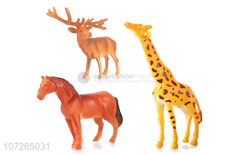 Cheap Price Artificial Model Plastic Wild Animal Toy For Kids Gift