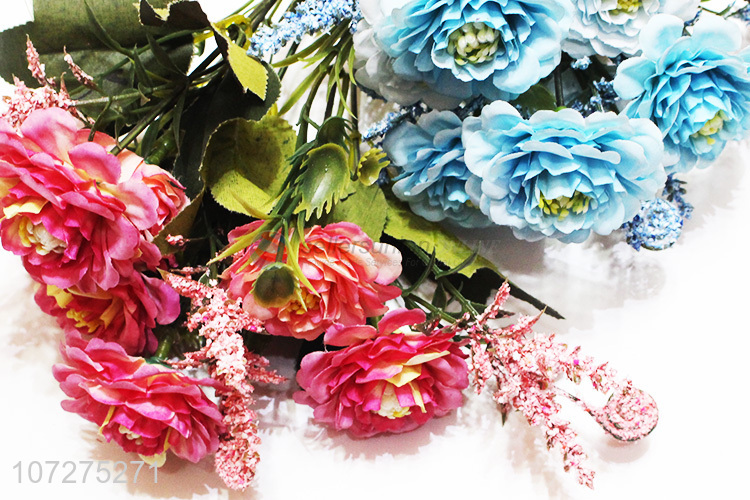 Hot Selling Colorful Artificial Flower Decorative Bouquet