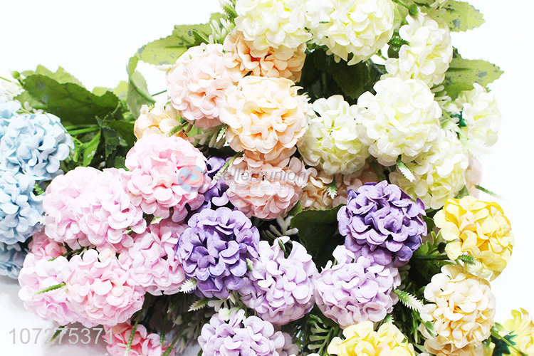 Hot Selling Colorful Snowflake Hydrangea Fashion Artificial Flower